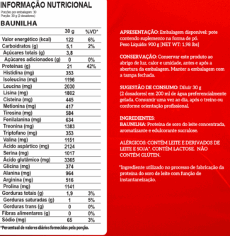 100% Whey 900g POTE – Integralmedica – Baunilha - Imagem 2