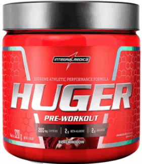 Huger Pré-Treino 320g Integralmedica-Black Widow