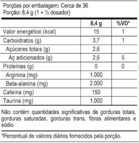 Pré treino Hórus 300g Frutas vermelhas Max Titanium - Imagem 2