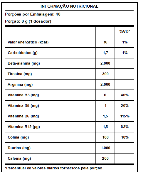 Huger Pré-Treino 320g Integralmedica-Aple Dream - Imagem 2