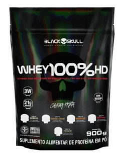 Whey Cookies 100% HD Refil Black Skull - 900G