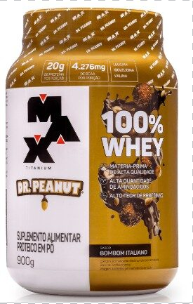 100% Whey Dr. Peanut 900g - Max Titanium Bombom Italiano
