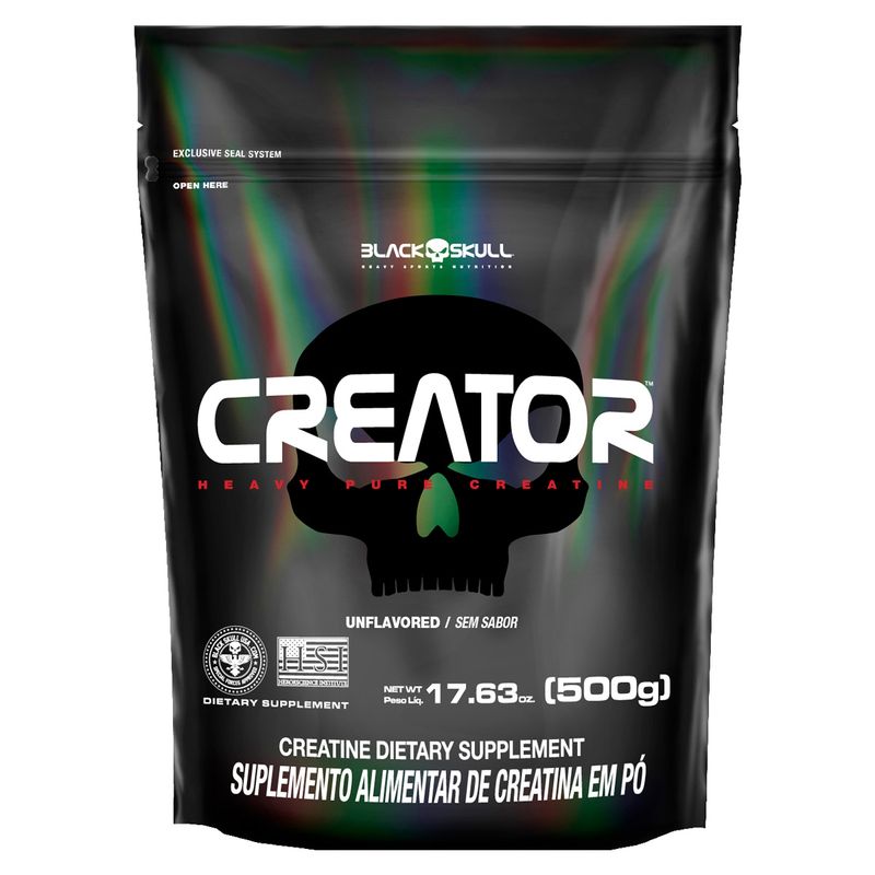 Creatina Black SKULL sachê 500g