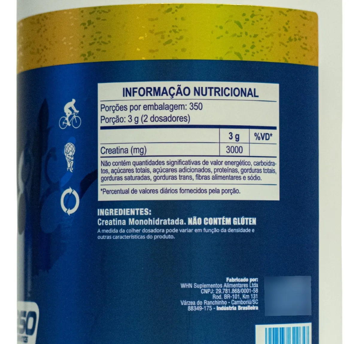 Creatina Ronnie Koleman 1Kg monohidratada Importada - Imagem 7